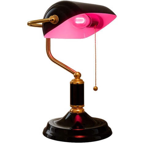 Lampe de banquier LED RGB dimmable avec télécommande lampe de table lampe de lecture or anthracite lampe de bureau lampe de salon, changement de couleur RVB, métal, 8,5W 806lm blanc chaud, LxlxH 26,5x