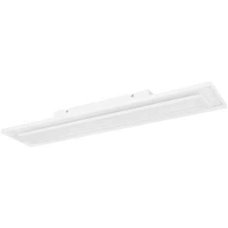 Panneau de plafond LED plafonnier à changement de couleur plafonnier télécommandé panneau de montage en saillie, CCT, LED RVB 24W 1460lm 2700-6500K, L 85 cm