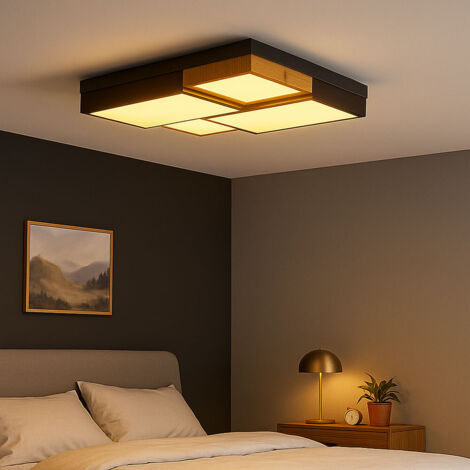 Plafonnier LED Nuages YYUTLUO 57cm 50W - Lumière Dimmable 3000K-6000K Pour Chambre Enfant