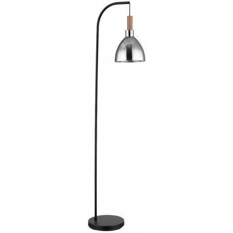 Lampadaire lampadaire lampe de salon lampe de chambre aspect bois H 150 cm