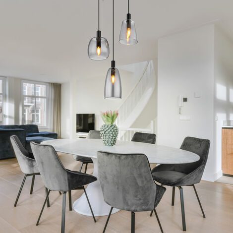 Lustre En Osier Cuisine Salon Salle À Manger Lampe En Bambou Simple Loft Led Suspension Lampe En