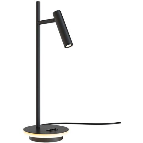 Lampe de table lampe de bureau lampe de table spot noir lampe de lecture LED mobile