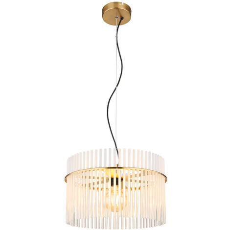 Suspension Vintage La Creu - Verre Opale Mat - Diamètre 40 Cm - Occasion En Bon état