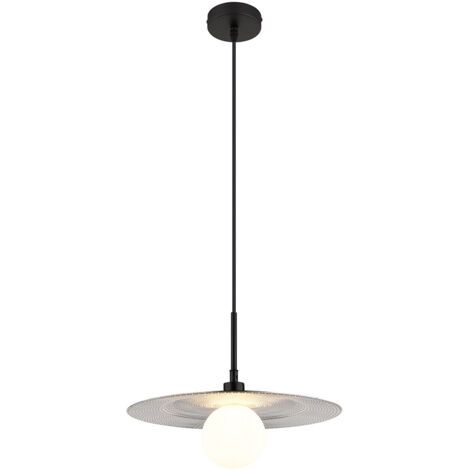 Suspension lampe suspendue lampe de table à manger lampe de salon rétro argentée H 120 cm