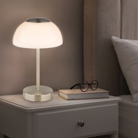 SYOND Lot de 2 Lampe de Chevet, Lampe De Table, Lampe de Table Moderne E14, Tactile Dimmable, 2 Ports De Charge Usb, 3 niveaux de luminosité, pour Chambre Bureau Salon(Ampoule Incluant/Blanc Chaud
