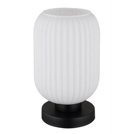 Lampe de table lampe de chevet lampe de lecture lampe de salon lampe de lecture en verre H 24 cm