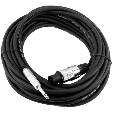 Câble de connexion PA 3m fiche jack fiche câble haut-parleur