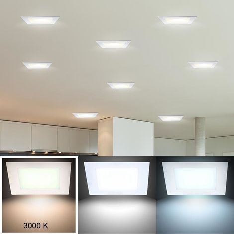 Panneau LED de haute qualité encastré plafonnier grille lampe éclairage  mural blanc chaud V-TAC 6295 | Meine Lampe