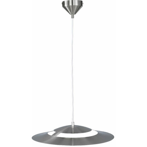 Suspension 10 watts SMD-LED éclairage salle à manger trio verre nickel mat 324210107 (1/2)