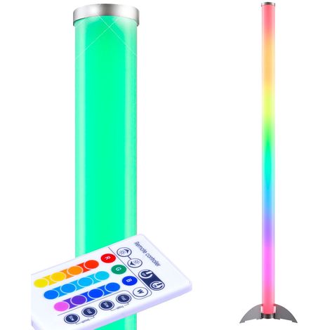 Lampadaire LED RGB pour salon dimmable avec télécommande et application,  lampadaire multicolore à changement de couleur - Cdiscount Bricolage