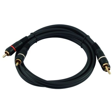 Câble son haut de gamme câble audio 2x2 cinch rouge blanc 0.9m câble CC-9