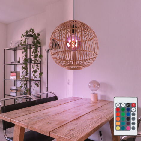 Plafonnier LED Hofstein – Lustre Moderne Noir/blanc Pour Salon, Salle à Manger