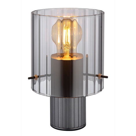 Lampe design en métal noir Nina | Maisons du Monde