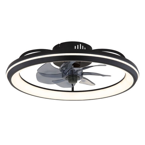 Ventilateur Plafond Avec Lumière MOUNM 50cm - LED Dimmable 3000K-6000K & Télécommande
