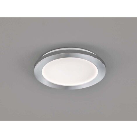 Lampe de salle de bain plafonnier LED dimmable lampe de cuisine IP44 lampe de couloir chrome