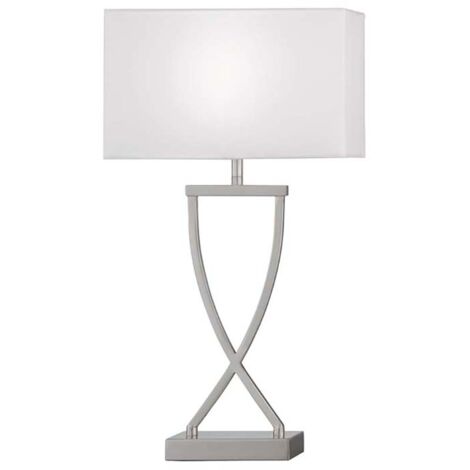 Lampe de table lampe de chevet lampe de lecture lampe de chambre blanche lampe de côté