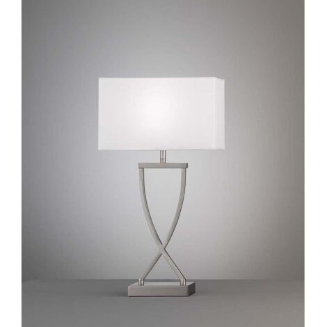 Lampe de table lampe de chevet lampe de lecture lampe de chambre blanche lampe de côté