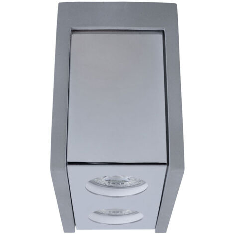Plafonnier LED Hofstein Gris Argenté - Lampe Suspension Moderne - 1-3 Lumières