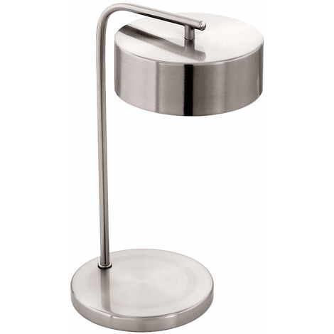 Lampe de table LED lampe de bureau lampe de table en métal argenté, 1x LED 6 watts 540 lumens, bureau d'étude Eglo 94261