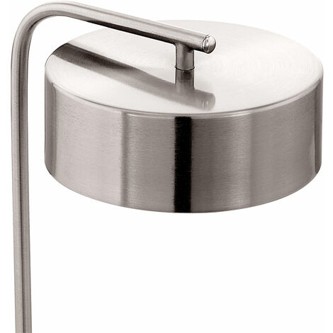 Lampe de table LED lampe de bureau lampe de table en métal argenté, 1x LED 6 watts 540 lumens, bureau d'étude Eglo 94261