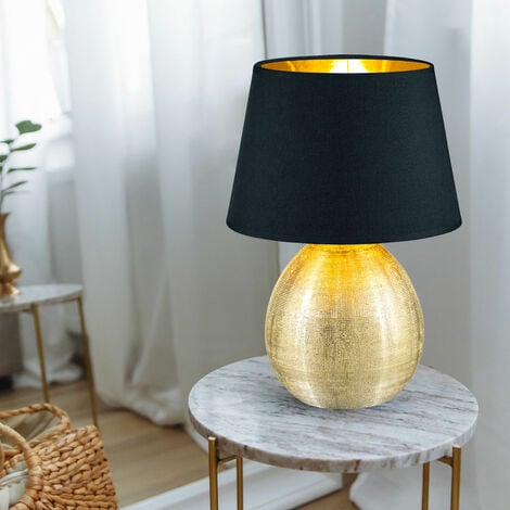 Lampe de table lampe chambre table d'écriture de couleur or noir salon Lampes de réalité R50631079