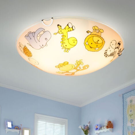 Lampe pour enfants plafonnier en verre lampe pour chambre d'enfant