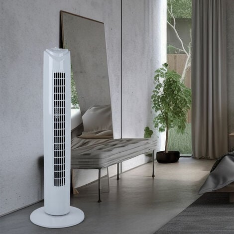Ventilateur Colonne Vertical Climatiseur Silencieux Oscillant 3 Vitesses  Chambre