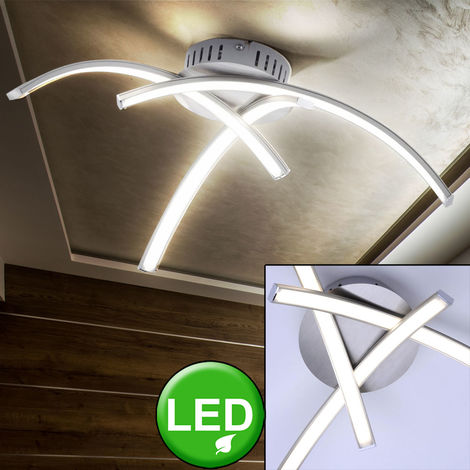 Luminaire LED : Luminaire LED carré, plat à éclairage direct/indirect