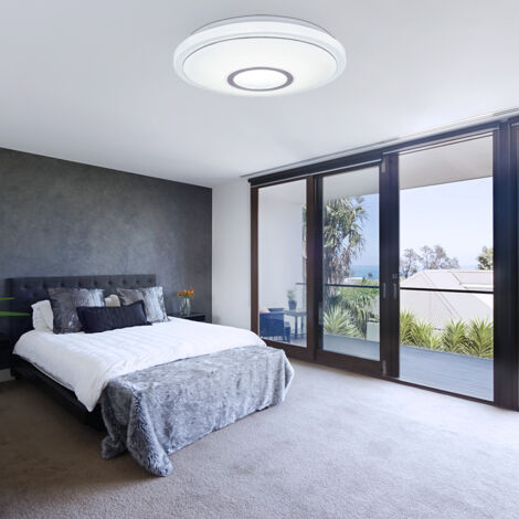 Plafonnier rond à LED, lampe de plafond nordique moderne à cercle ultra