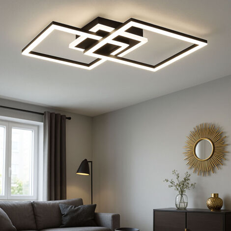 Plafonnier - Noir Blanc, 32x38 x105 | Leroy Merlin