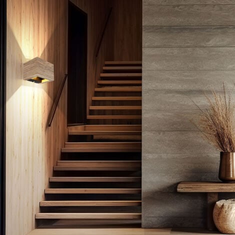 12W Appliques Murales Led,2 Pièces Interieur Exterieur Vers Le Haut