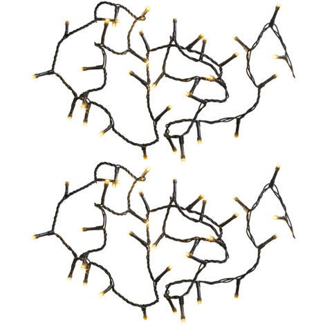 Guirlande Lumineuse LED Fées Pour Noël - Étanche IP44, 8 Fonctions, Plug Secteur - Extérieur/Intérieur