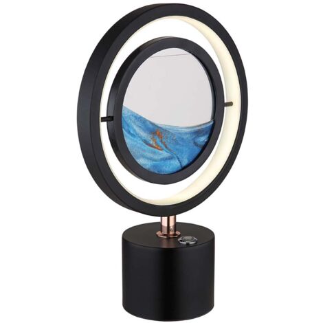 Globo - lampe de table - Reedi - noir - métal - LED - 28220 (1/5)