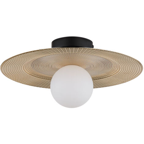 Plafonnier plafonnier lampe de cuisine lampe de salon rétro couleur or D 33 cm (1/3)