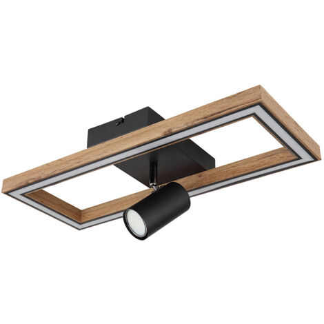 Globo - plafonnier - Mandera - noir - métal - LED - 67287D (1/5)