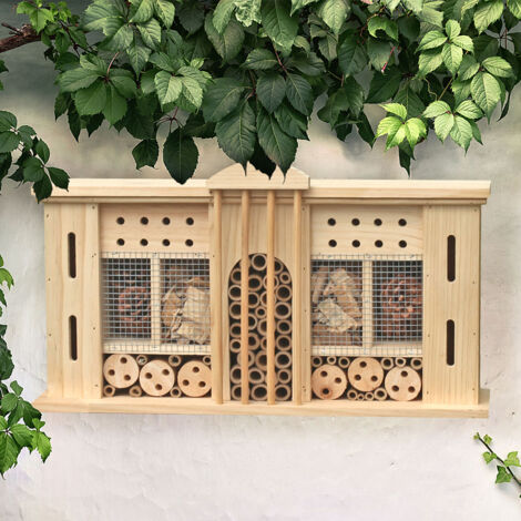 GARDIGO Tubes Bambou Premium Lot 300 Pour Hôtel à Insectes - Abeilles Sauvages