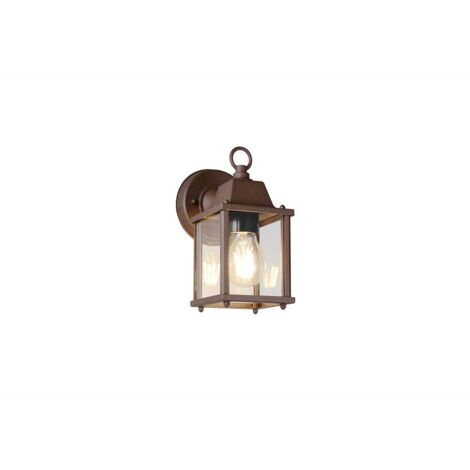 Applique murale d'extérieur lanterne lampe de porte d'entrée aluminium rouille lampe de jardin lampe de façade 22,5 cm (1/5)