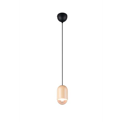 Suspension lampe salle à manger suspension E27 bois hauteur réglable H 150 cm (1/5)