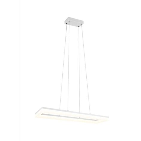 LED Suspension Lampe à suspendre Salle à manger blanc SMD 27W L 70 cm (1/5)