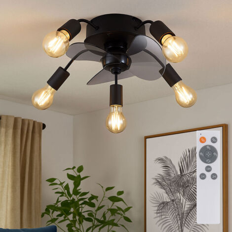 VENTILATEUR DE PLAFOND Lampe Dimmable Télécommande LED Du Jour 3