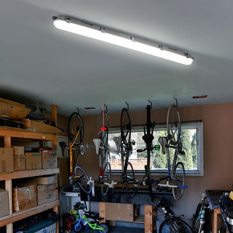 Lampe garage atelier sous-sol bureau couloir DEL lampe barre lumineuse  plate lum