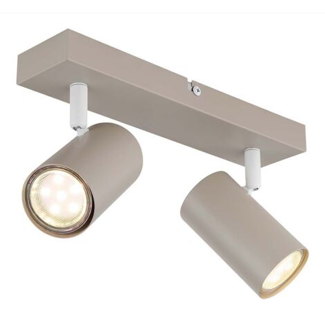 Plafonnier Lampe de salon Métal sable pivotant L 26 cm (1/5)