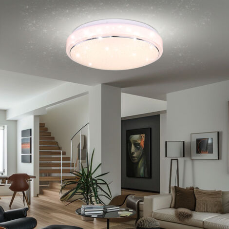 Plafonnier design LED salon chambre éclairage lampe à effet étoile