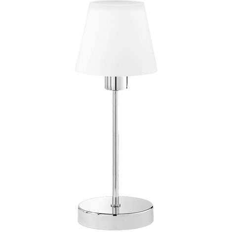 verre blanc Lampe de chevet avec variateur/Touch Variateur lampe salon table de nuit 