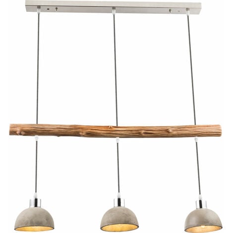 Suspension design plafonnier salle à manger spot en béton éclairage de  cuisine en bois