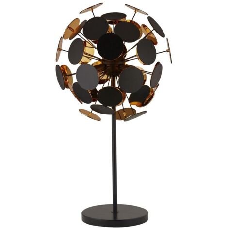 Lampe de table lampe de table lampe design noir or lampe de salon H 162 cm (1/3)