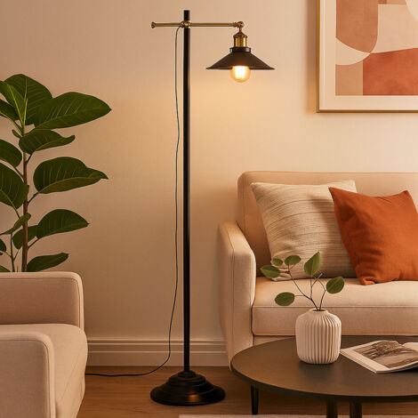 Globo Lenius Lampadaire de travail couleur cuivre 1x E27