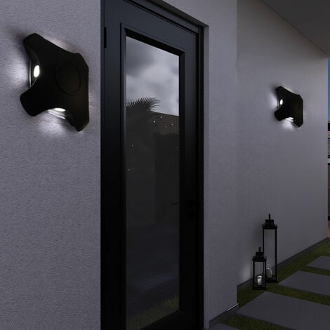 4x Éclairage D'Extérieur Applique Murale LED Luminaire Maison de