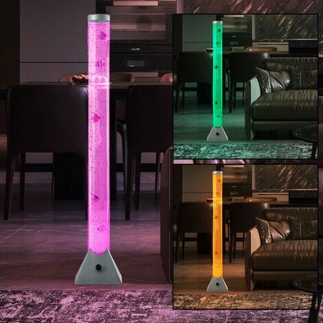 Lampe sur pied à colonne d'eau à LED 10 lampe sur pied d'éclairage de