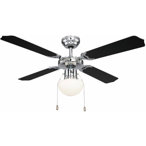 Lampe de plafond pour ventilateur de plafond 52" Fan et interrupteur à tirette 